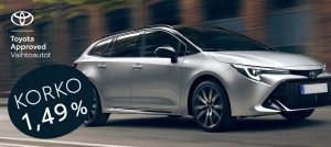 Luotettava vaihtoauto edullisella rahoituksella, meiltä nyt KORKO 1,49 %