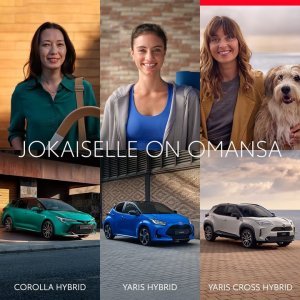 Löydä omasi täältä https://www.toyotaitakeskus.fi/autot/mallisto.html