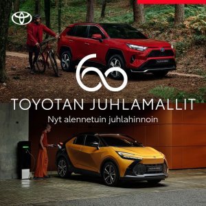 Tervetuloa juhlistamaan Toyotan 60 vuotta Suomessa
