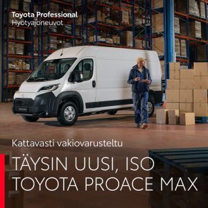 Uudistunut, entistäkin laajempi Toyota Proace -mallisto ratkaisee kaikki kuljetustarpeesi