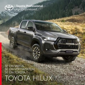 Tehokkaan 2,8 litran moottorin 204 hv ja 3 500 kg:n vetokyky varmistavat, että Hiluxin maine maailman parhaana pick-upina on ja ...
