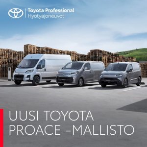 EDULLINEN RAHOITUS UUSIIN TOYOTA PROACE -HYÖTYAJONEUVOIHIN