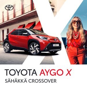 Toyota Aygo X on kooltaan kompakti ja sielultaan sähäkkä crossover. Erottuva design ja korkea ajoasento tekevät tästä urbaanista...