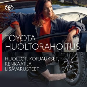 Toyota Huoltorahoituksella hallitset mukavasti huollon, korjauksien ja lisävarusteiden kustannuksia. Tutustu tästä https://www.t...