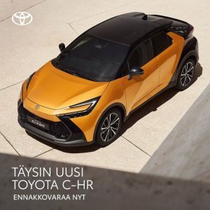 Ennakkovaraa ensimmäisten joukossa – täysin uusi Toyota C-HR on tulossa. Nyt myös plug-in hybridinä.
Tutustu tästä https://www.t...