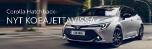 Corolla Hatchbackin itsevarma ulkoasu vangitsee katseen – näyttäviä led-ajovaloja tai voimakasta etusäleikön muotoilua ei yksink...