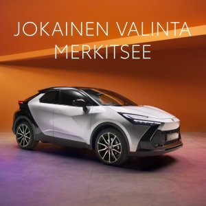 Täysin uusi Toyota C-HR nyt koeajettavissa. Tervetuloa!
