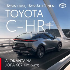 Uskalla erottua: täysin uusi täyssähköinen Toyota C-HR+