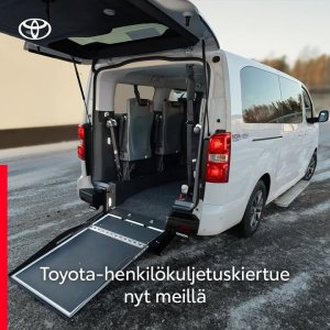 Tervetuloa tänään klo 9.00 alkaen tutustumaan asiantuntijoidemme kanssa Toyotan henkilökuljetuskalustoon, toimiviin varustelumah...