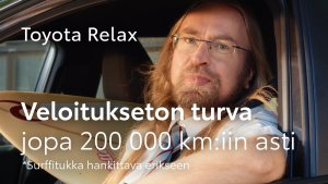 TOYOTA RELAX - jatkuva turva tuo ajamiseen varmuutta
