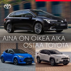 Hyödynnä edullinen Toyota Easy Osamaksu -rahoitus valikoituihin Toyotan suosikkimalleihin