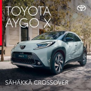 Toyota Aygo X on kooltaan kompakti ja sielultaan sähäkkä crossover