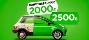 HYÖDYNNÄ ROMUTUSPALKKIO!