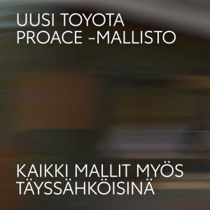 Uudistunut, entistäkin laajempi Toyota Proace -mallisto ratkaisee kaikki kuljetustarpeesi