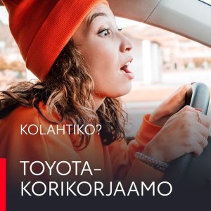Jos kolahtaa, niin silloin tie vie Toyota-korikorjaamolle