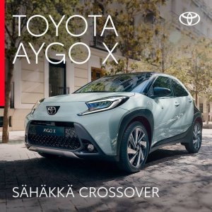 Toyota Aygo X on kooltaan kompakti ja sielultaan sähäkkä crossover