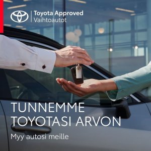 Toyota Approved Vaihtoautot – huolettomia kilometrejä. Reilu hinta-arvio autollesi ja aina ammattitaitoista palvelua. Tutustu tä...