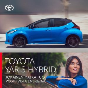 Toyota Yaris Hybrid herättää huomiota upealla muotoilulla mutta unohtamatta erinomaista ajokokemusta