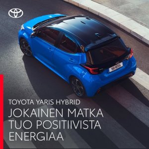Toyota Yaris Hybrid herättää huomiota upealla muotoilulla mutta unohtamatta erinomaista ajokokemusta