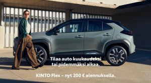 AUTO KÄYTTÖÖN KUUKAUDEN SITOUTUMISELLA – NYT 200 € ALENNUKSELLA LOPPUVIIKON AJAN