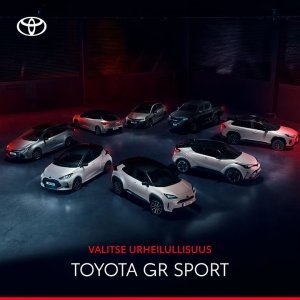 Toyotan GR SPORT -varustetaso on tehty dynaamiseen ajoon ja se on täynnä ylellisiä yksityiskohtia. Erottuva ulkoasu ja urheilull...