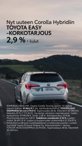 Tutustu tarjoukseen tästä https://www.toyotaitakeskus.fi/yritys/tarjoukset-ja-kampanjat/korkokampanja.html