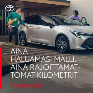 Vuokraa Toyota Rentistä auto käyttöösi huippuedullisesti esim. viikonlopuksi! Hinnat alk. 123 €/ 3 vrk! 

⭐️Toyota Yaris alk. 12...