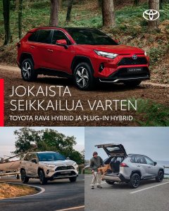 Toyotan valloittavissa RAV4 Hybrid ja Plug-in Hybrid -malleissa yhdistyvät pitkälle viedyt ominaisuudet, vahvan luonteikas muoto...