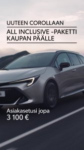 Lue lisää https://www.toyotaairport.fi/yritys/tarjoukset-ja-kampanjat/all-inclusive.html
