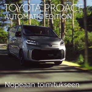 Voimaa, vetokykyä ja laaja valikoima eri korimalleja – kaikkea tätä tarjoaa Toyotan monipuolinen Proace-mallisto