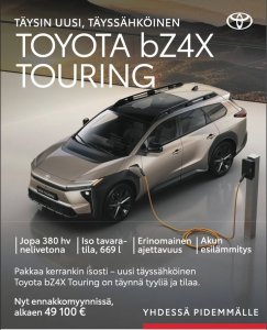 Toyota bZ4X Touring: koko perheen voimin kohti täyssähköistä seikkailua