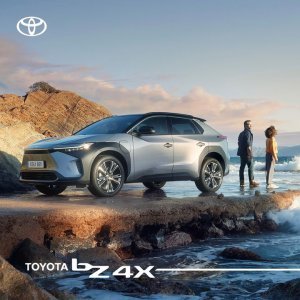 Täysin uusi, täysin sähköinen Toyota bZ4X on tilava ja näyttävä crossover, joka tarjoaa muun muassa modernia muotoilua, uusimman...