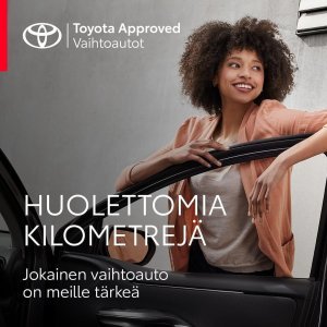 TOYOTA APPROVED VAIHTOAUTOT - Huolettomia kilometrejä Toyota Approved Vaihtoautot on Toyota-liikkeiden standardi kaikil...