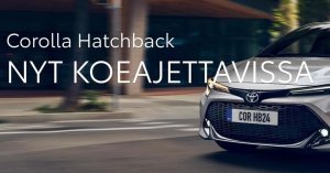 Corolla Hatchbackin itsevarma ulkoasu vangitsee katseen – näyttäviä led-ajovaloja tai voimakasta etusäleikön muotoilua e...