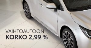Meiltä nyt vaihtoautoja 2,99% korolla! Tutustu valikoimaamme bion linkistä.